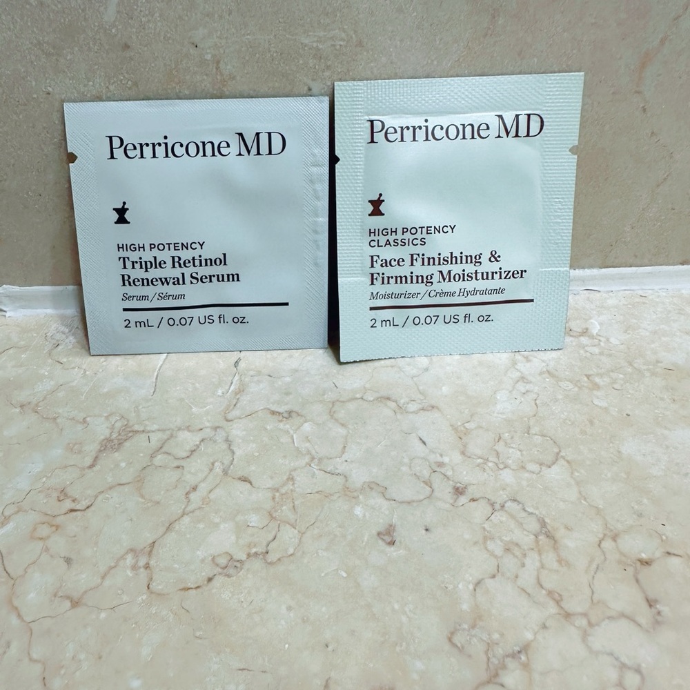 ⭐️5 for $10 Perricone MD retinol serum & firming moisturizer